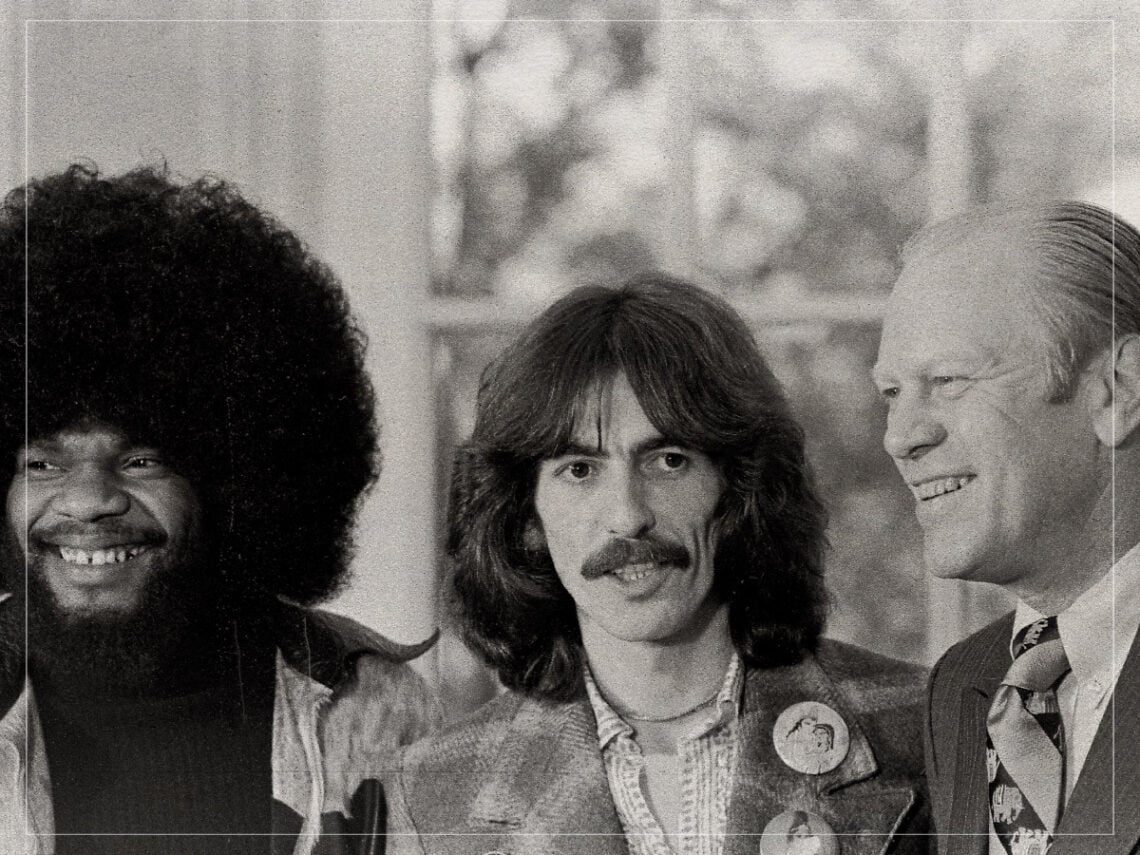 I didn’t want to bug him when George Harrison became the first Beatle to visit the White House
