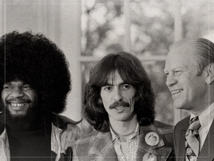 I didn’t want to bug him when George Harrison became the first Beatle to visit the White House