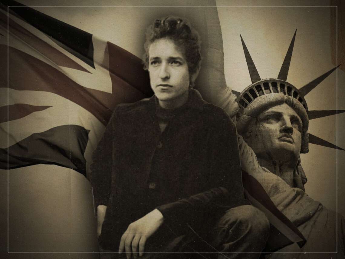 shall be free Did the British invasion help Bob Dylan navigate US politics