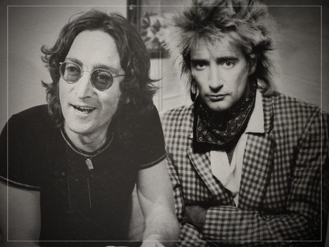 John Lennon - Rod Stewart - Split