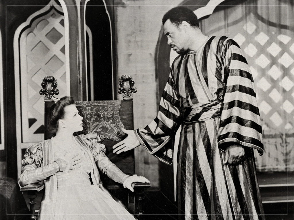Paul Robeson - Uta Hagen - Othello - Theatre Guild Production - Broadway - 1944