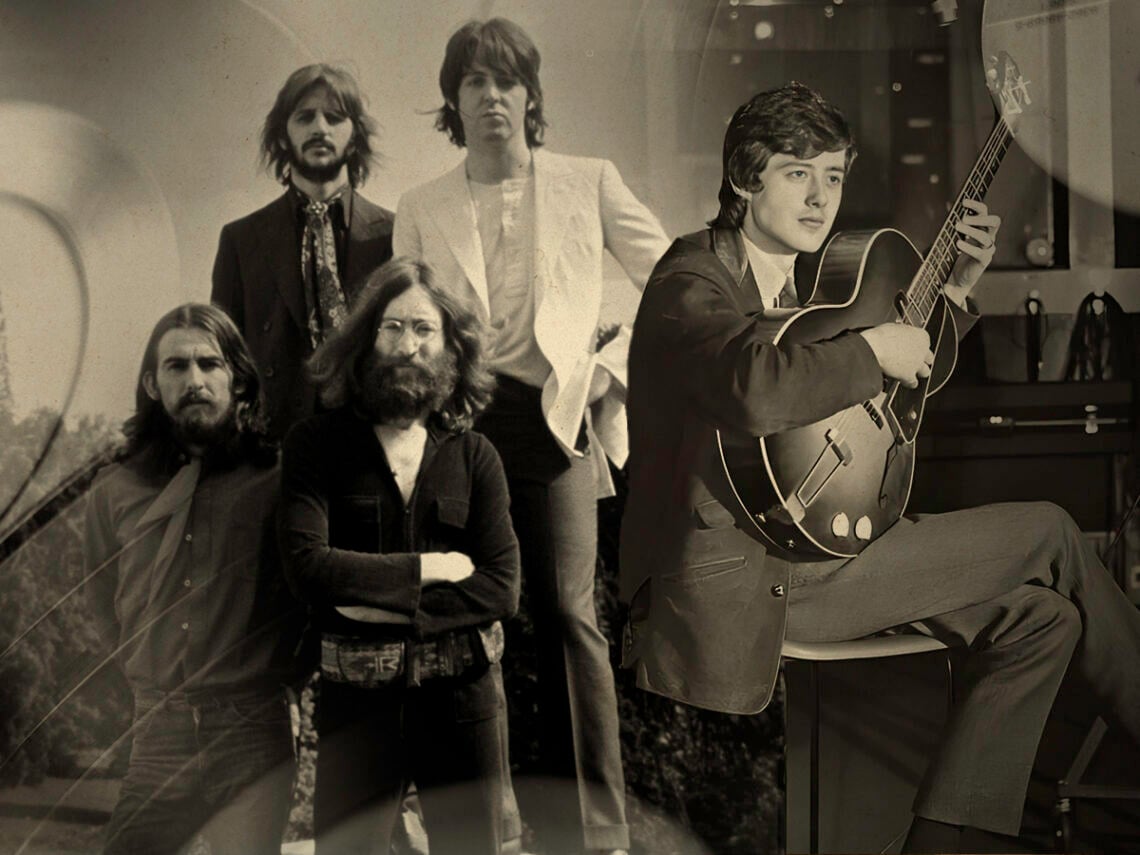 The Beatles album that featured Jimmy Page on guitar- Lo and behold