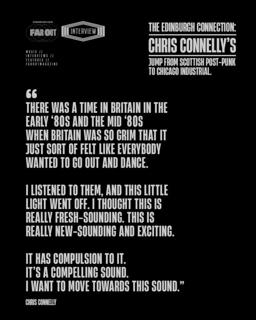 The Edinburgh connection- Inside Chris Connelly’s jump from Scottish post-punk to Chicago industrial