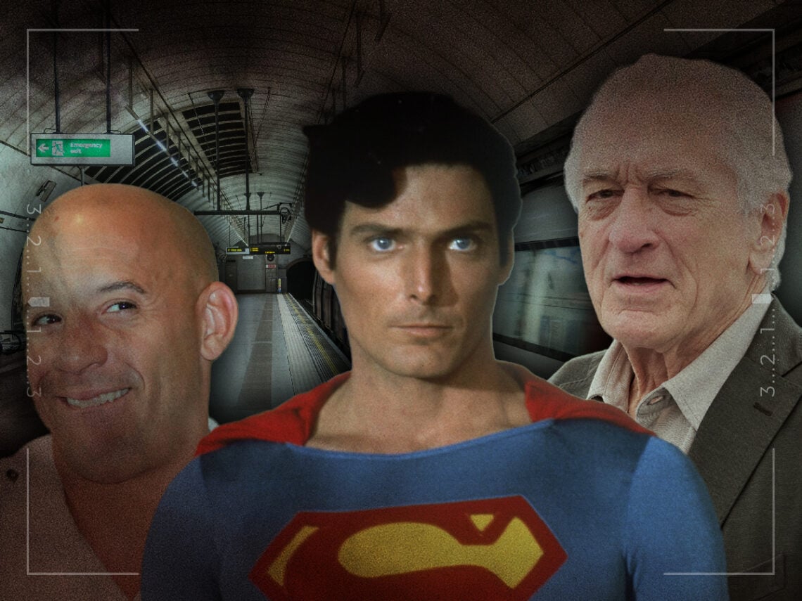 The abandoned London Underground station that connects Robert De Niro, Vin Diesel, and Superman