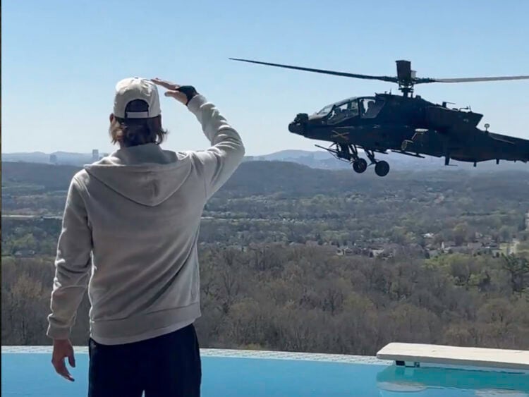 US Army investigating Kid Rock video of military helicopters flying near home