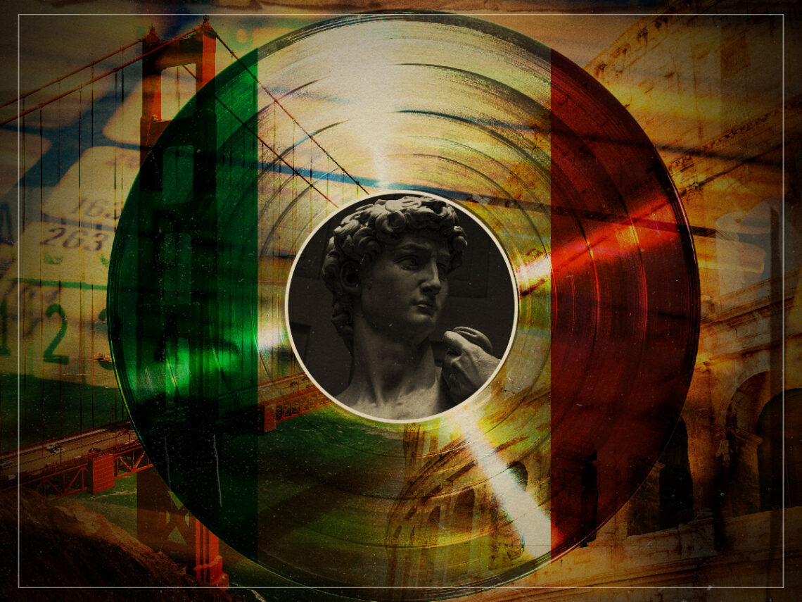 Who was the first Italian to top the US charts