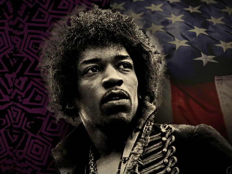 Why did the USA originally turn its back on Jimi Hendrix?