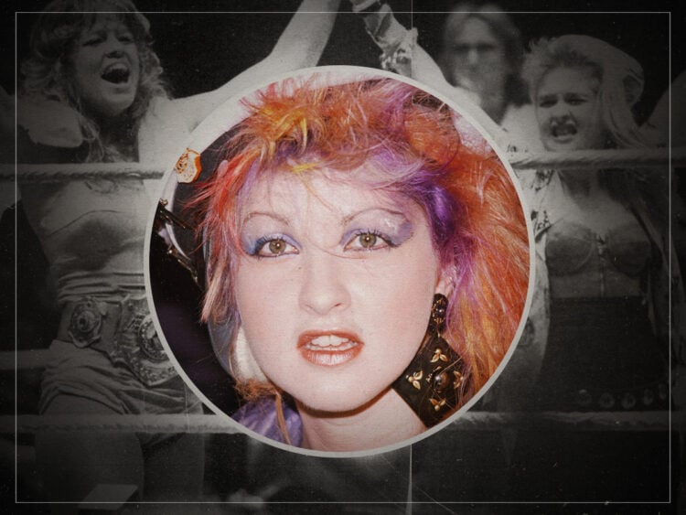 Why is Cyndi Lauper considered an icon of pro wrestling