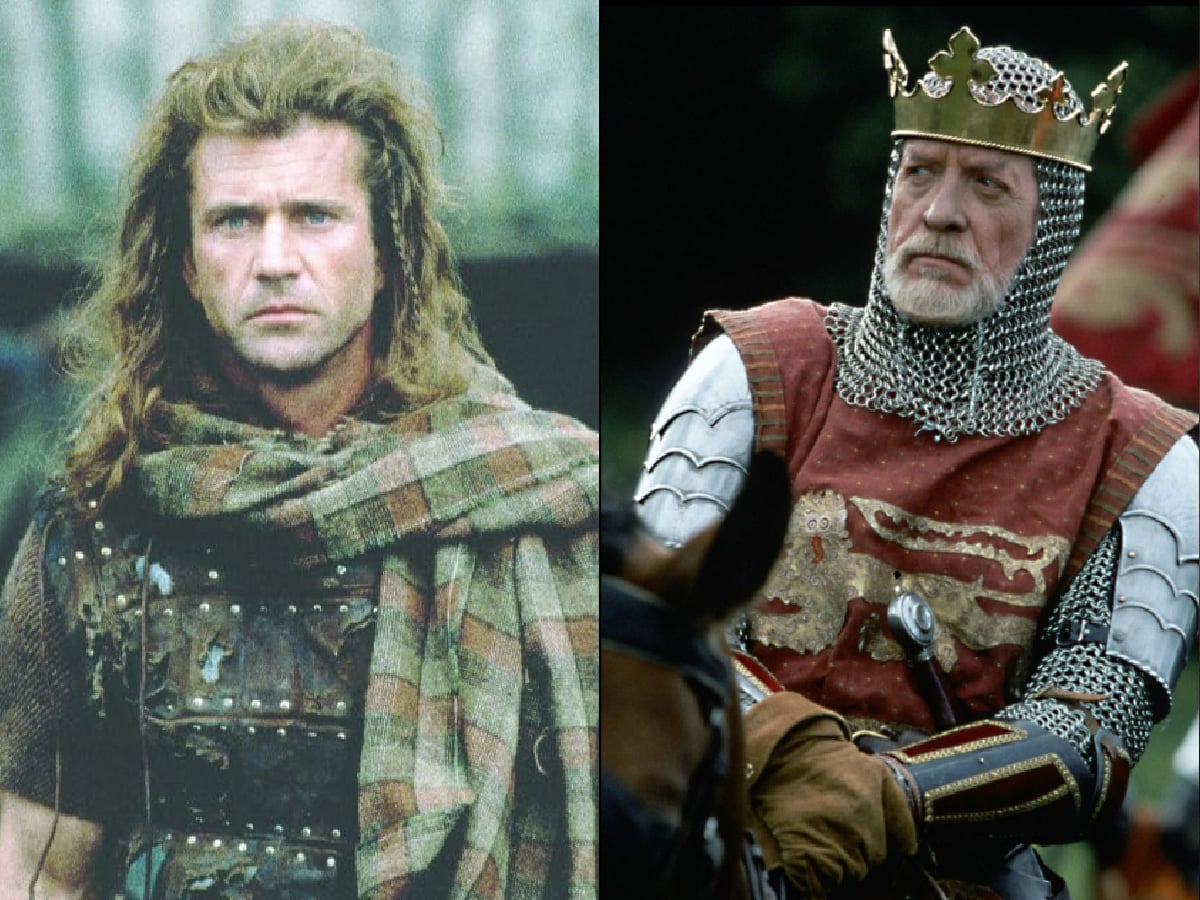 William Wallace and King Edward, ‘Braveheart’ - 1995