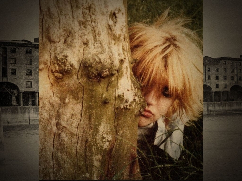 Courtney Love pictured in Sefton Park.