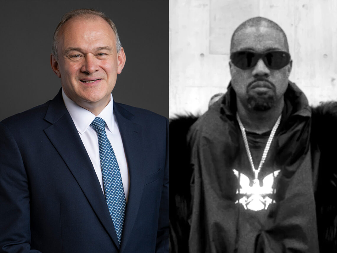 Ed Davey - Kanye West - Split - 2026