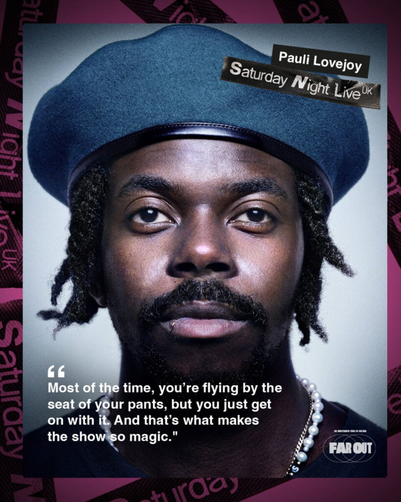 How Pauli Lovejoy is helping to make 'Saturday Night Live UK' magical- It belongs to the people - Far Out Magazine 03