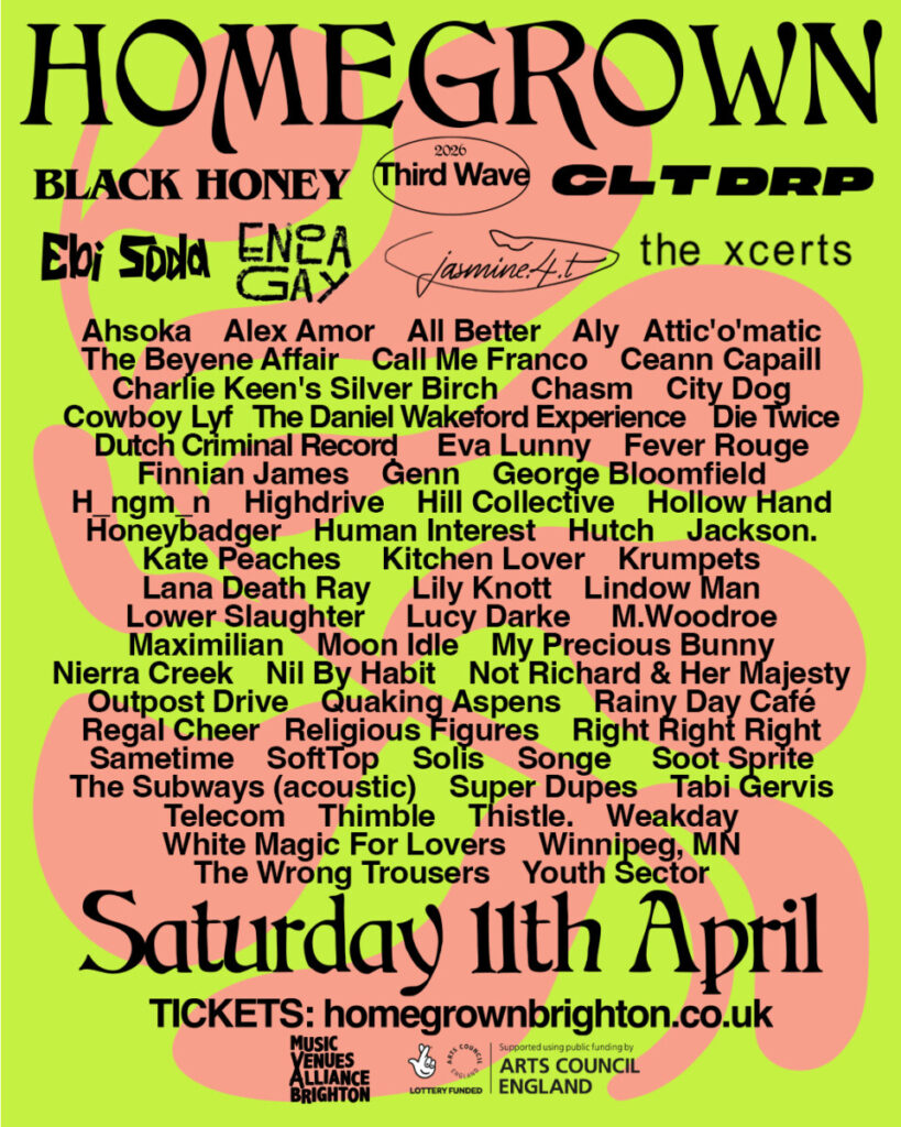 How to put on an actually good day festival- Lessons from Brighton's Homegrown festival