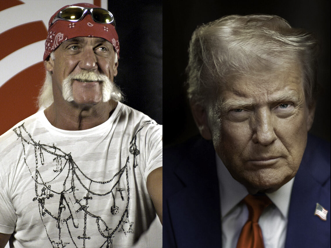 Hulk Hogan - President Donald Trump - Split - 2026