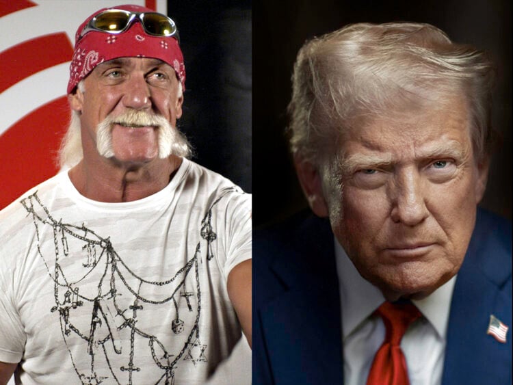 Hulk Hogan - President Donald Trump - Split - 2026