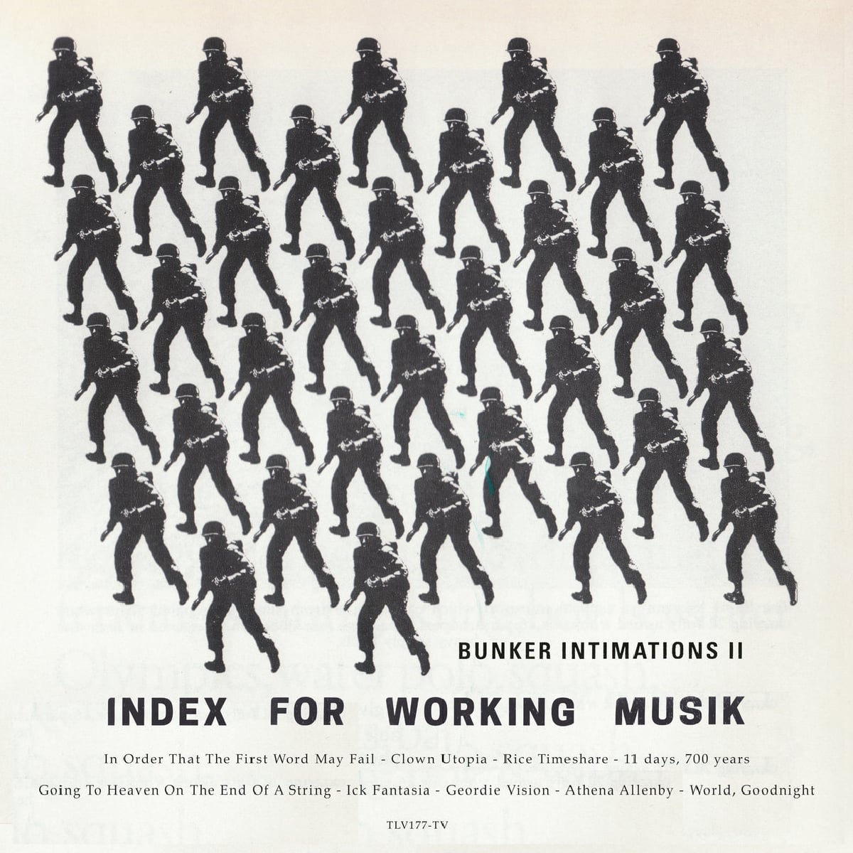 Index for Working Musik - ‘Bunker Intimations II’ (3rd April)