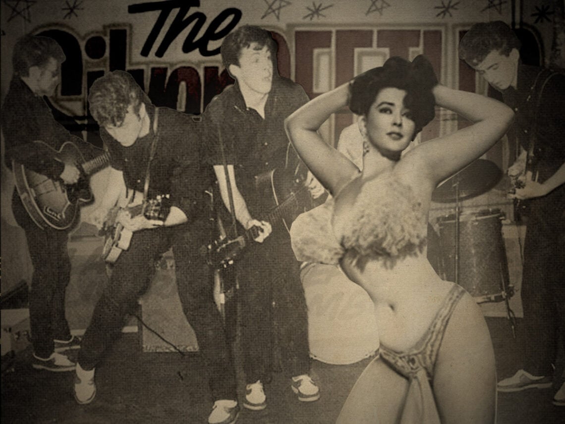 Janice the Stripper - the erotic dancer who fronted The Beatles in 1960