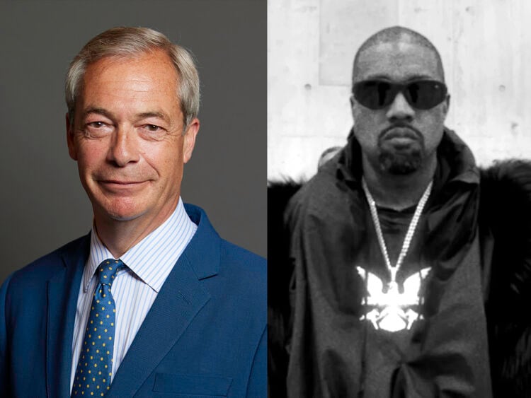 Nigel Farage - Kanye West - Split - 2026