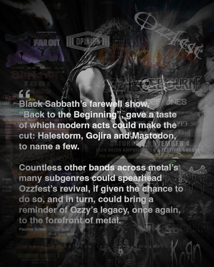 Ozzfest coming back means only one thing- metal’s mainstream return