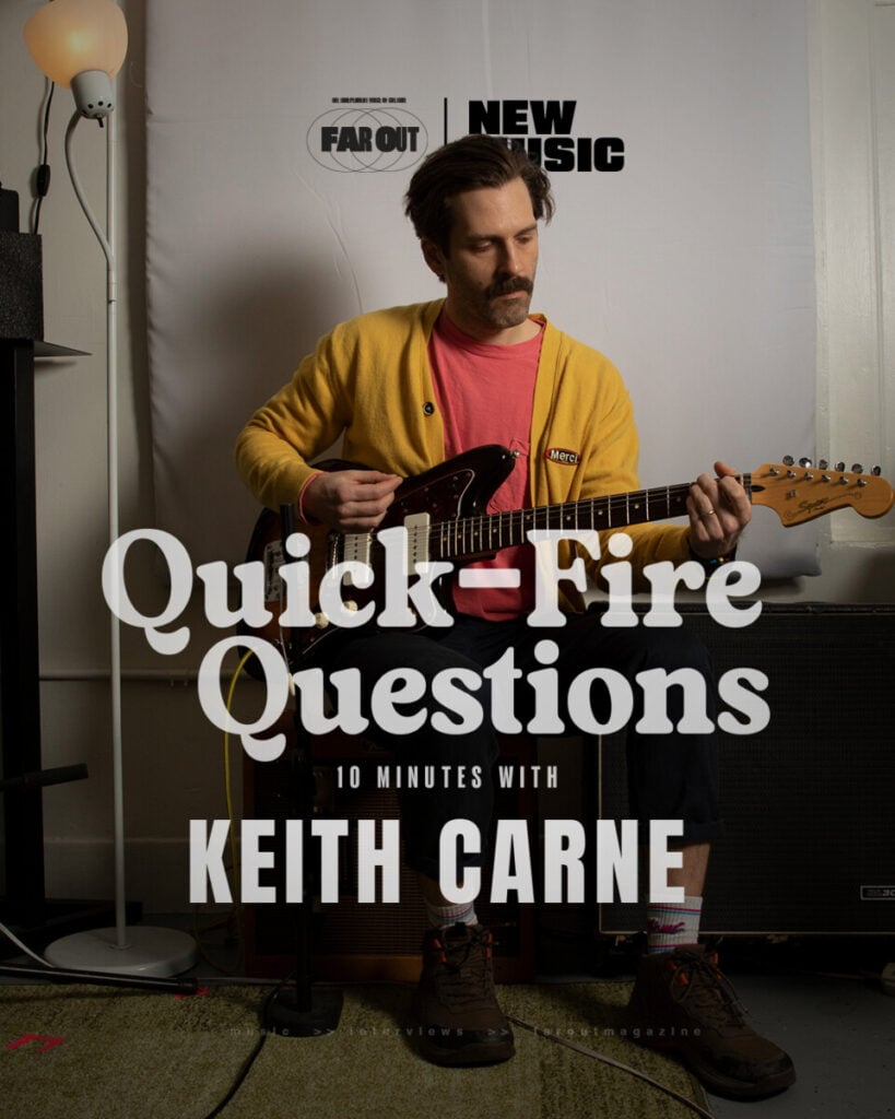 Quick-fire Questions- 10 minutes with Keith Carne