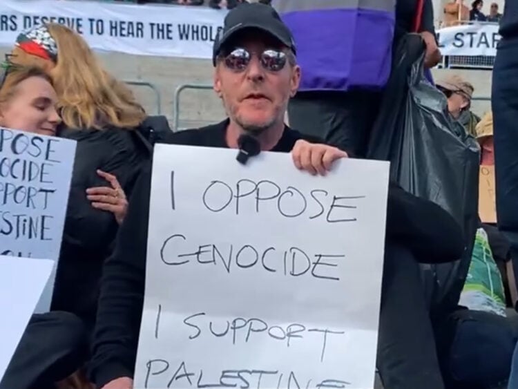 Robert Del Naja releases first statement since arrest at Palestine Action protest- Total madness