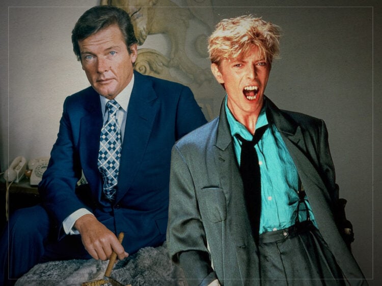 Sir Roger Moore - David Bowie - Split