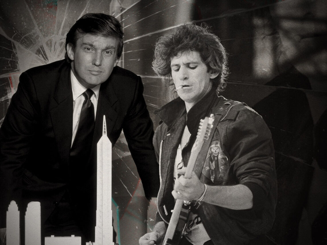The Rolling Stones, Donald Trump and a backstage standoff- Keith pulls out his knife