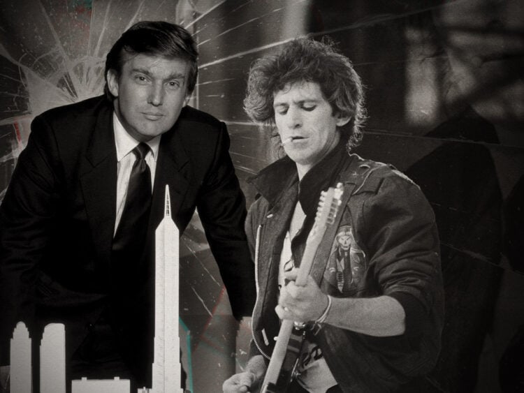 The Rolling Stones, Donald Trump and a backstage standoff- Keith pulls out his knife
