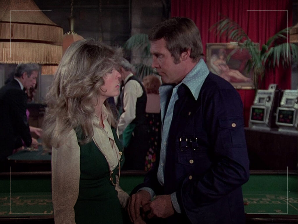 Farrah Fawcett. and Lee Majors star in The SIx Million Dollar Man - 1974.