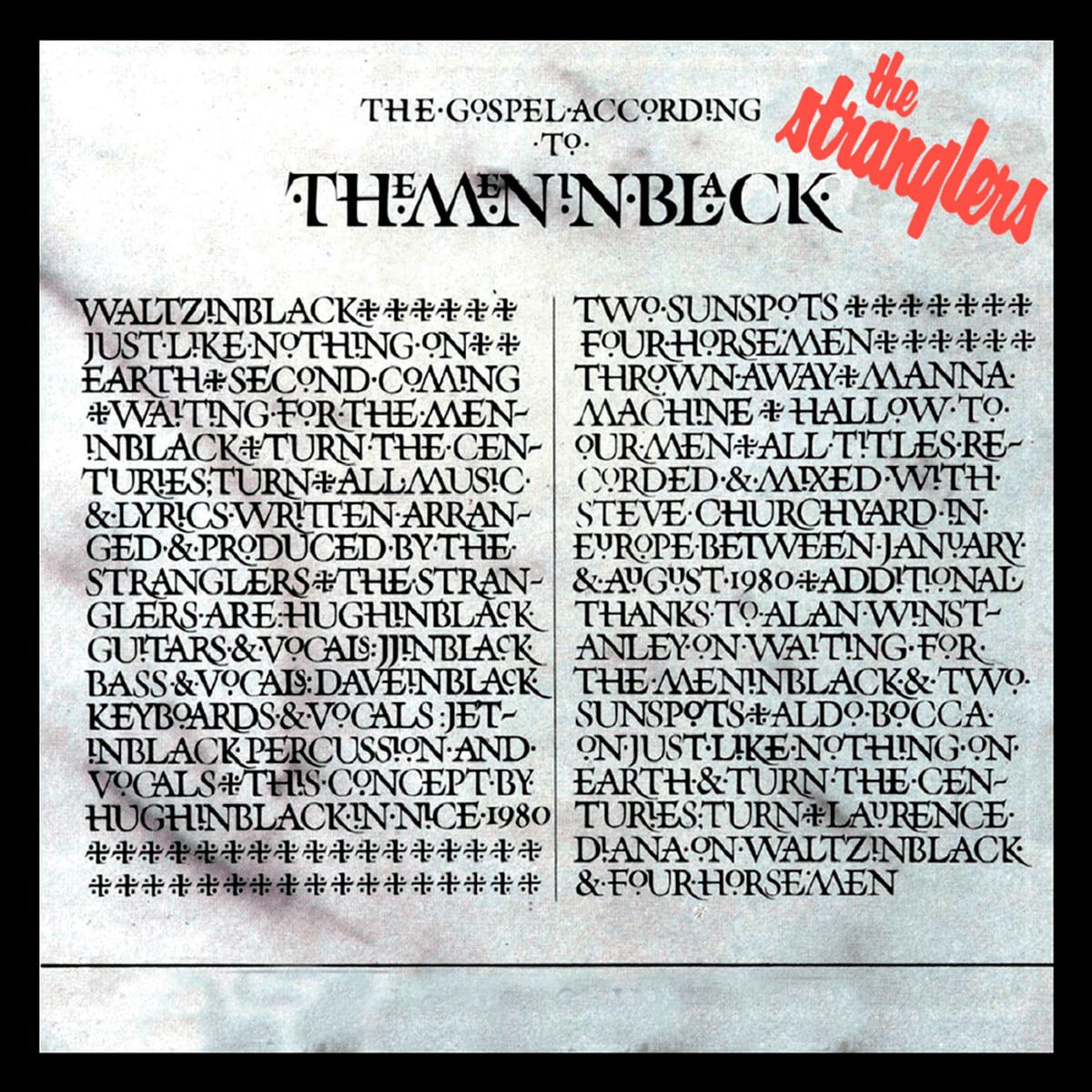 The Stranglers - The Gospel According to the Meninblack - 1981