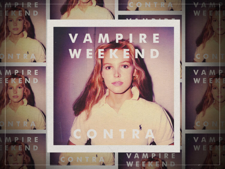 Who is on the cover for Vampire Weekend’s album Contra