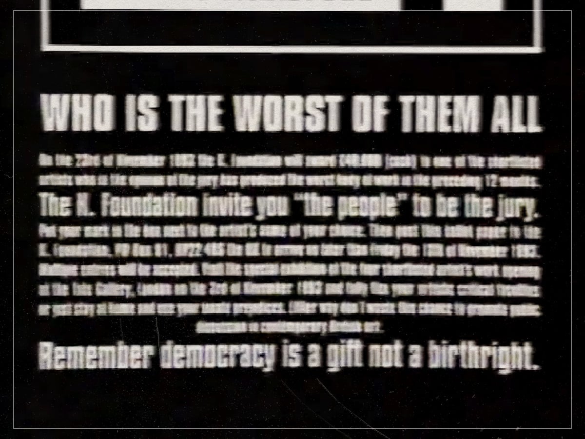 Worst Artist of the Year - The KLF