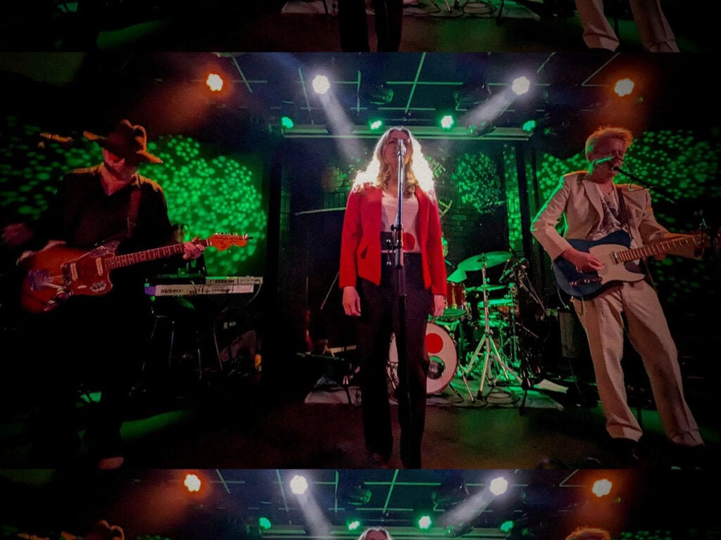 Black Box Recorder performing at Leeds Brudenell Social Club, 2026.
