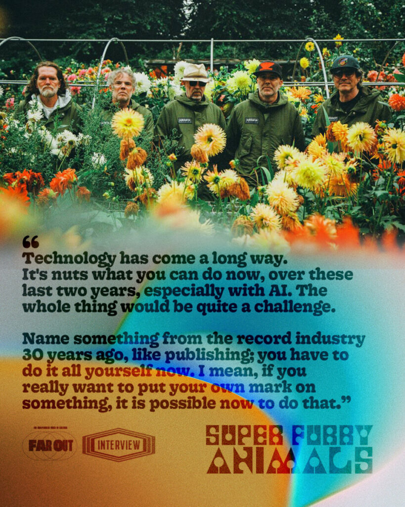 Drive, defiance and the dole- Huw Bunford on the secrets to Super Furry Animals' 30 years in music - Far Out Magazine 03 -
