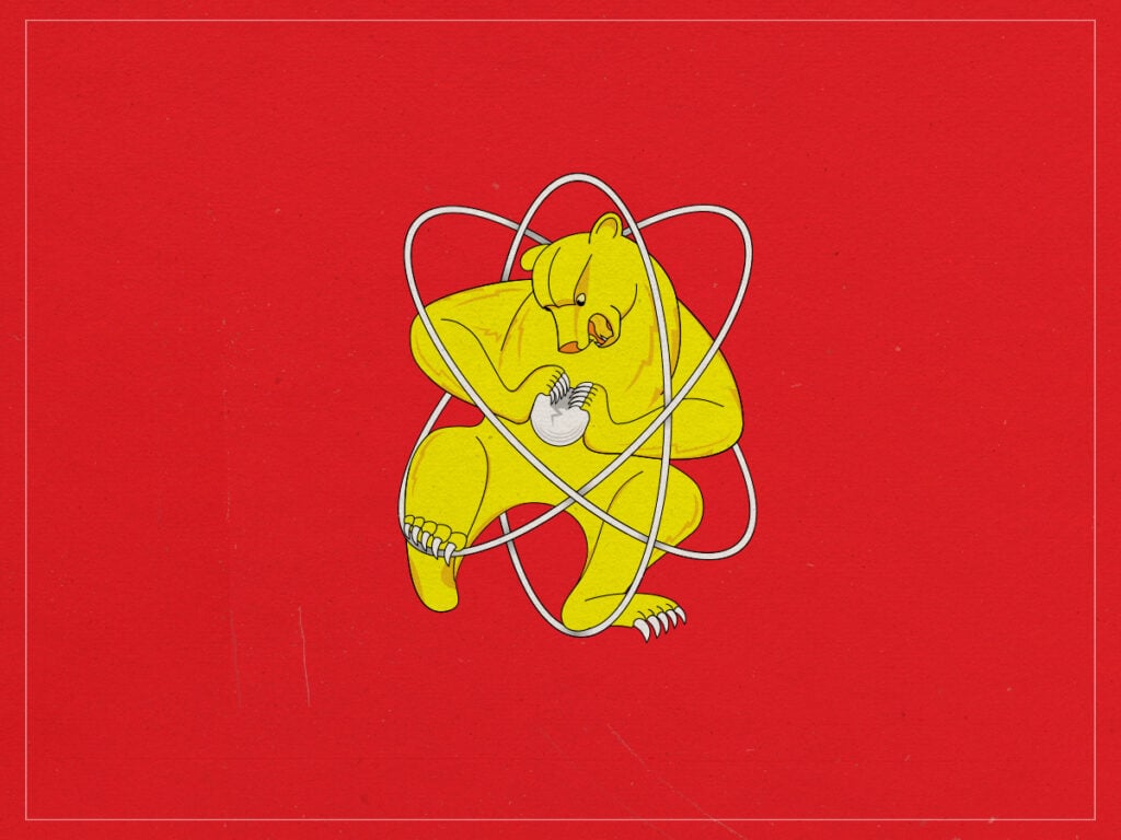 Flag of Zheleznogorsk - Krasnoyarsk krai
