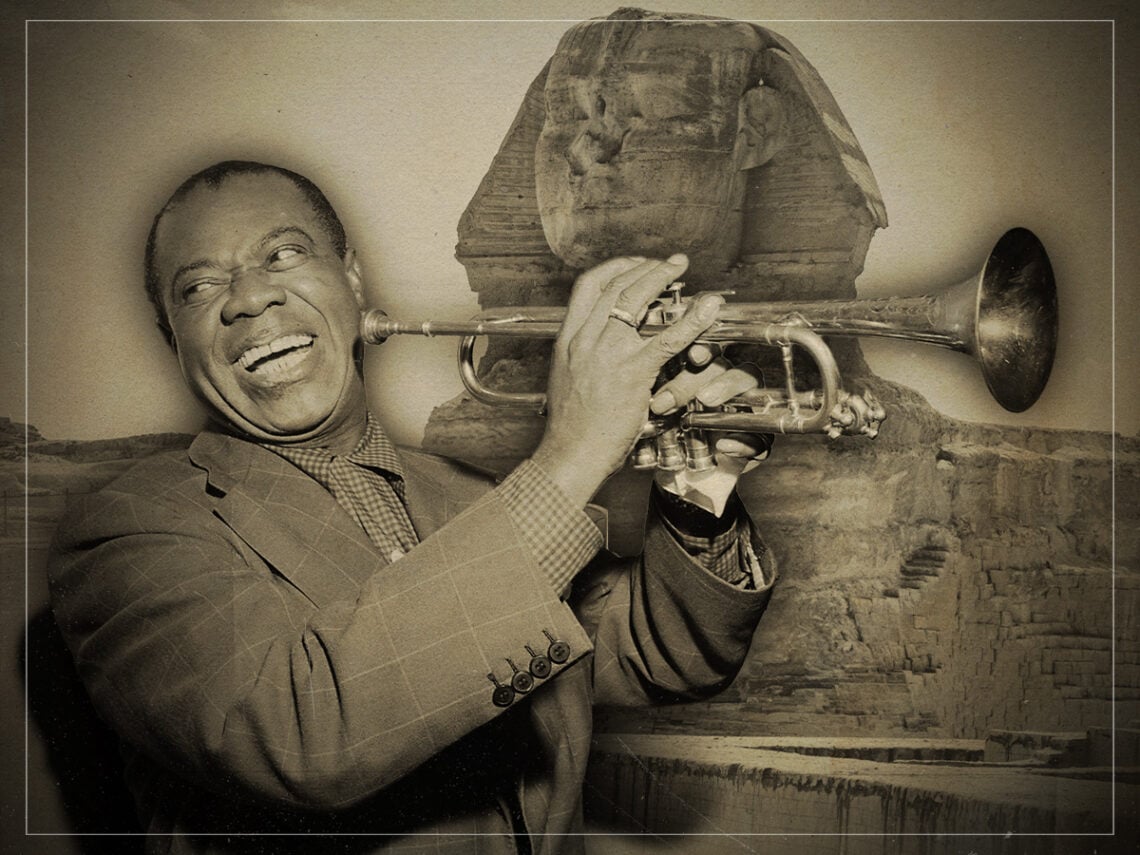 Louis Armstrong and the Great Sphinx When Satchmo went to Egypt