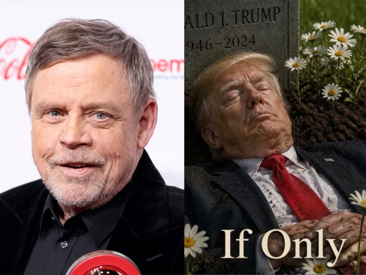Mark Hamill - Donald Trump Grave Meme - Split - 2026