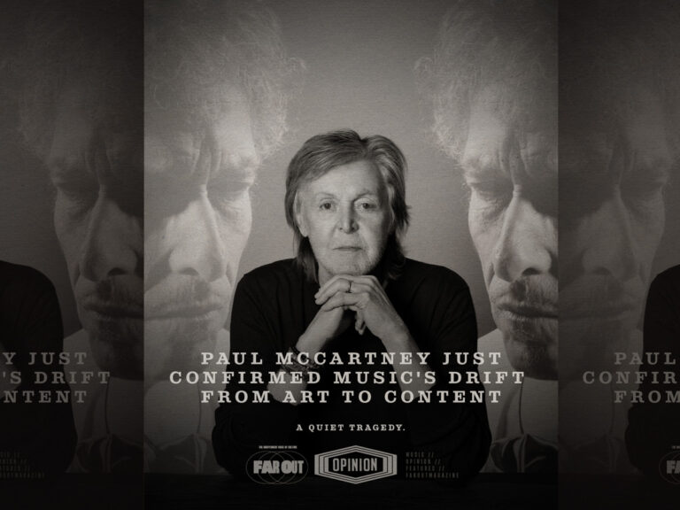 Paul McCartney just confirmed music's drift from art to content