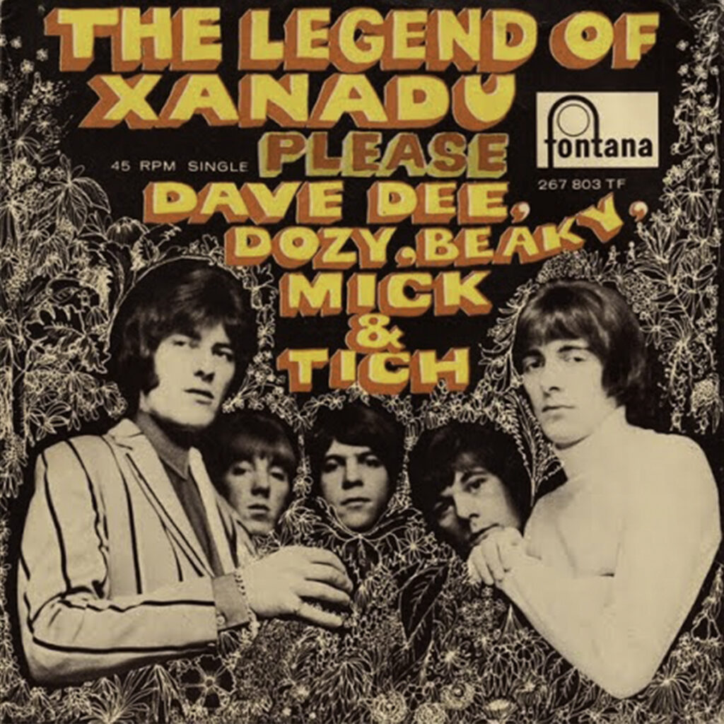 'The Legend of Xanadu' record sleeve - 1968.