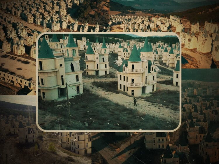 Turkey’s deserted ‘Disney castle’ city