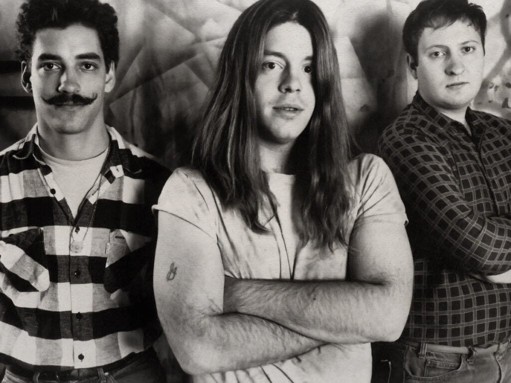 Hüsker Dü pictured in 1986 for a publicity photo.