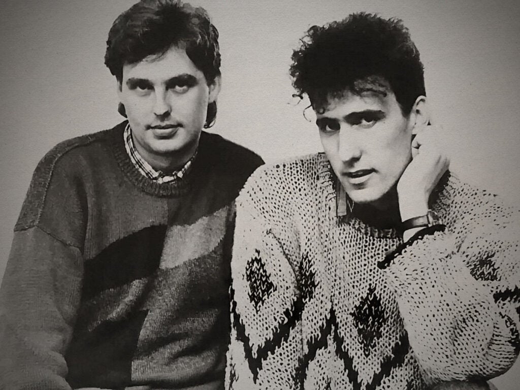 Orchestral Manoeuvres in the Dark pictured in 1985.