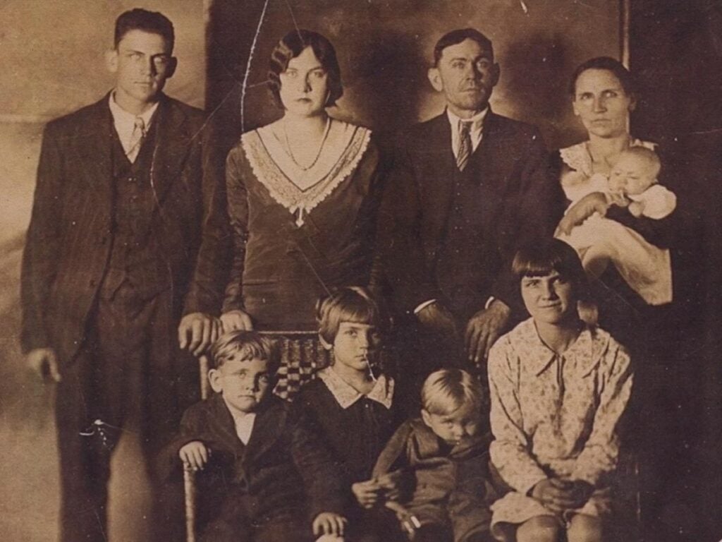 The Lawson Family pictured in 1929.