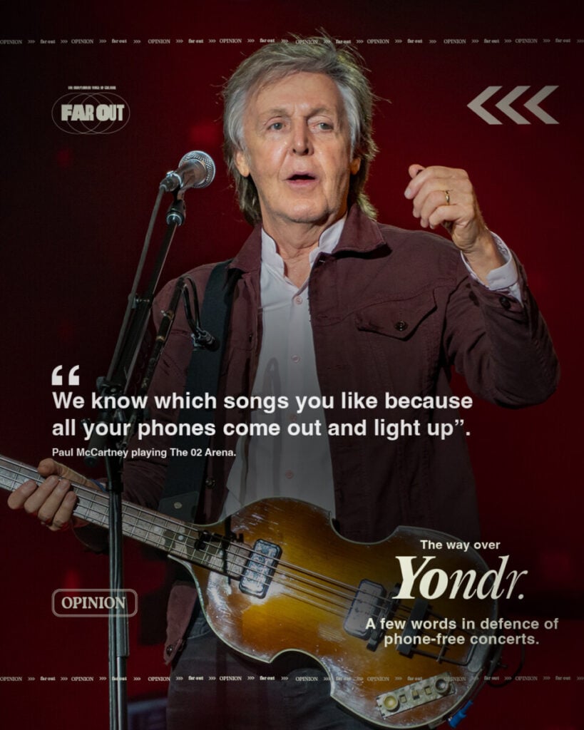 The way over Yondr- A few words in defence of phone-free concerts