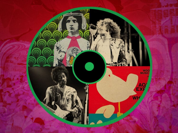Which artists played both Woodstock and the Monterey Pop Festival? -