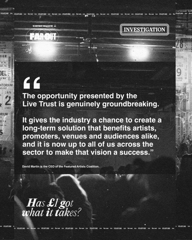 Has £1 got what it takes? The future of the grassroots music industry explained
