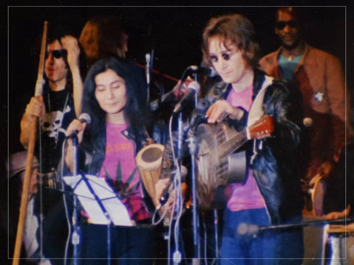 John Sinclair Freedom Rally (1971) - John Lennon - Yoko Ono